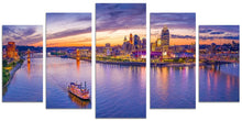 Load image into Gallery viewer, Cincinnati Drone shot (5 Panel Split)