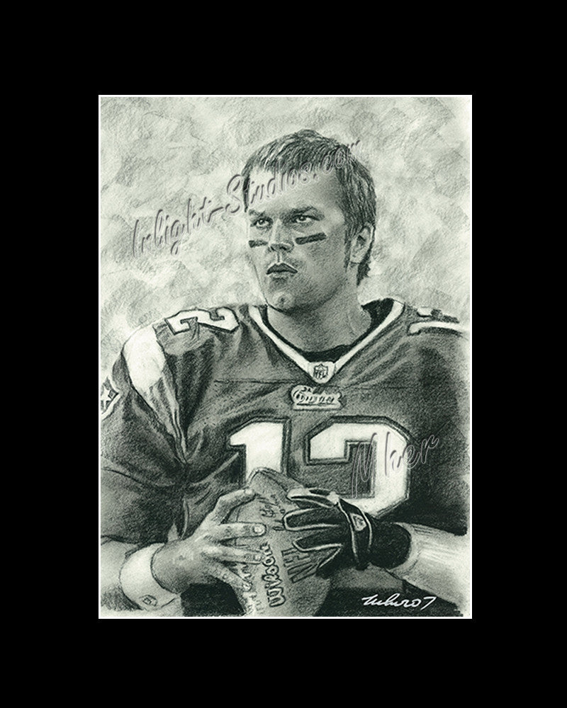 tom brady drawing